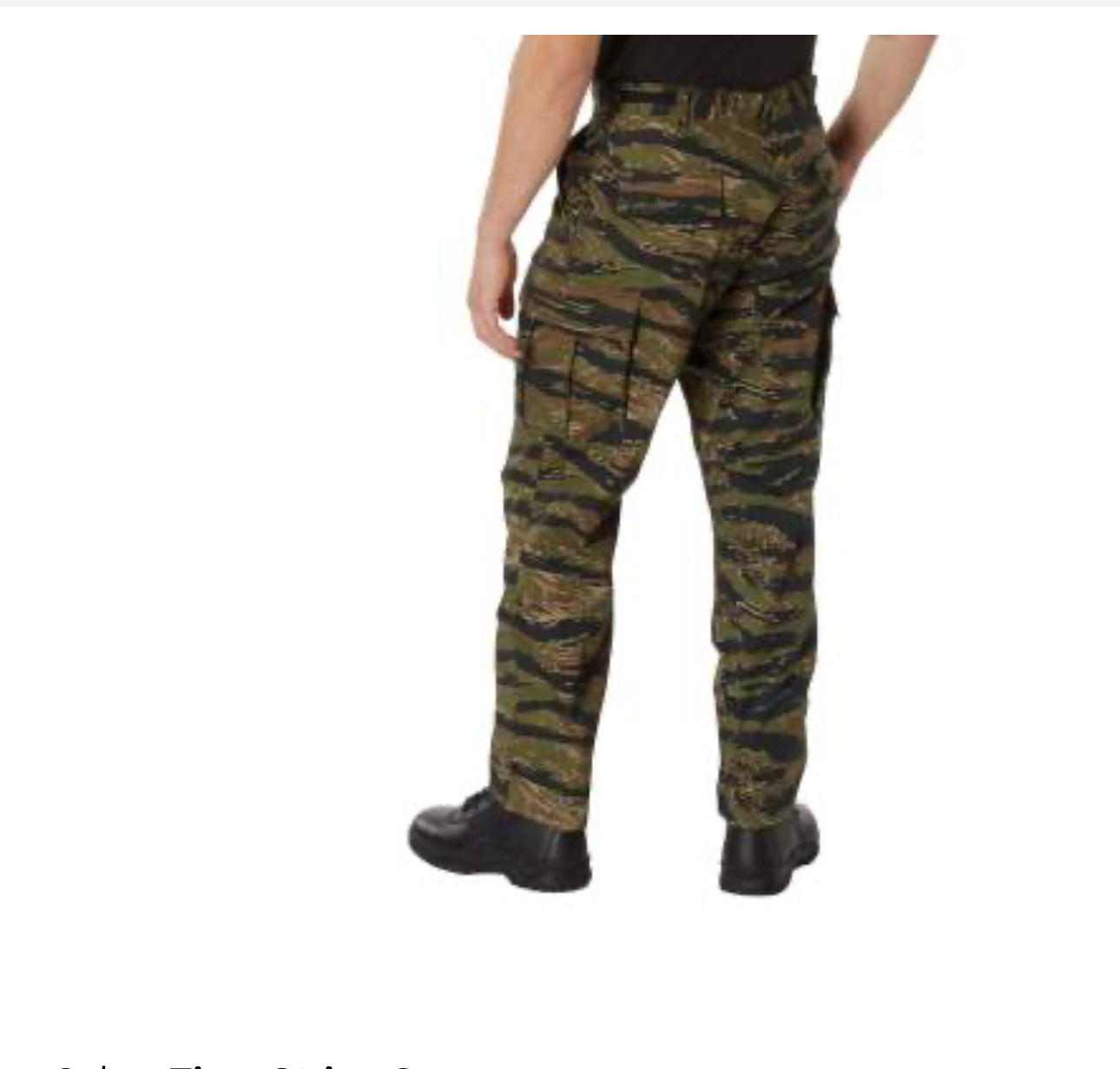 Rothco Camo Tactical BDU pants with zipper